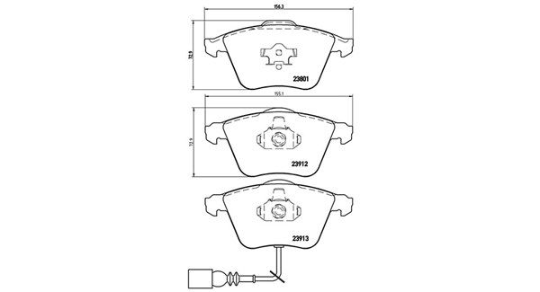 MAGNETI MARELLI Piduriklotsi komplekt,ketaspidur 363700485079